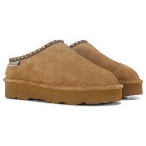 BearPaw Brown Suede Mules